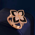 four-petal flower Women Fashion Rings -S4604085 - Tuzzut.com Qatar Online Shopping