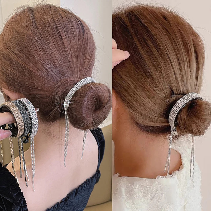 Lady Sweet Meatball Hair Clips Headband Fashion Hair Accessories - S4404969 - Tuzzut.com Qatar Online Shopping
