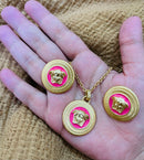 Beautiful Zirconia Jewelry Party Necklace Earrings Sets for Women - Tuzzut.com Qatar Online Shopping