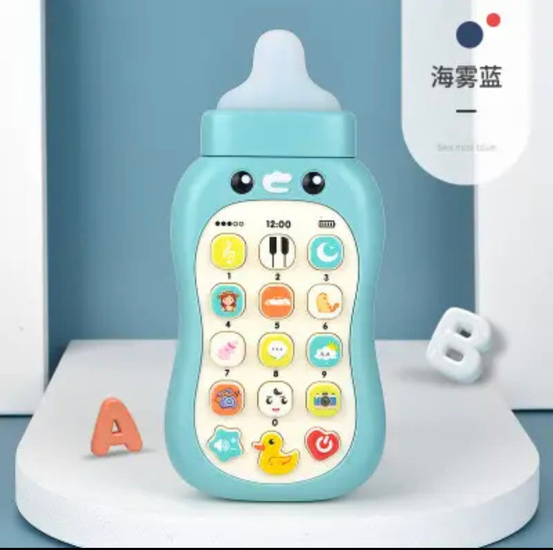 Baby Pacifier Simulation Music Mobile Phone Toys- X3606531 - Tuzzut.com Qatar Online Shopping