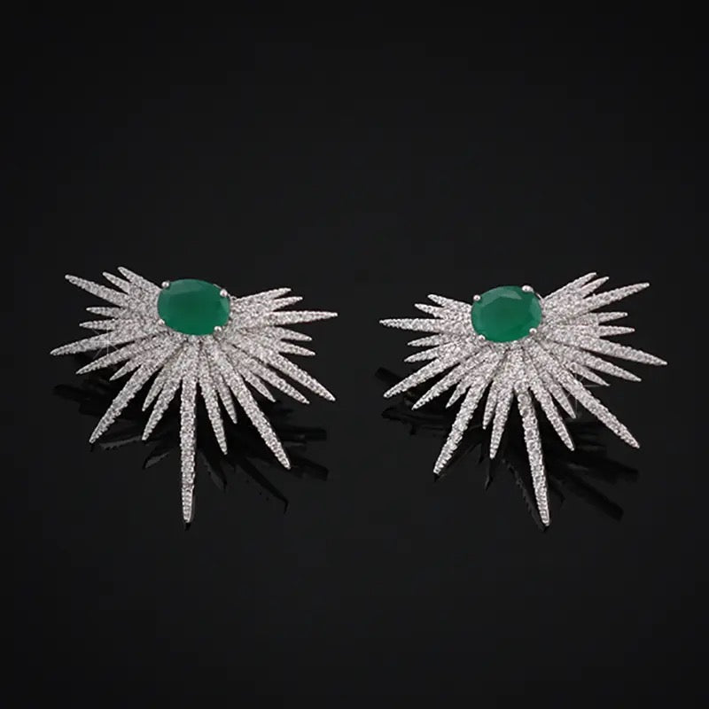 Buy Online Korean Ear Tops/ Studs, Korea Earrings, Long Earrings- Anuradha  Art Jewellery | Designer earrings studs, Small earrings studs, Silver  earrings studs