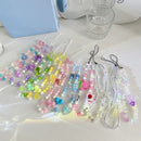 colorful wristchain Smart Phone Strap Lanyards for iPhone/Samsung Case Charms Keychain Pendant Keys Chain Mobile Phone Strap - Tuzzut.com Qatar Online Shopping