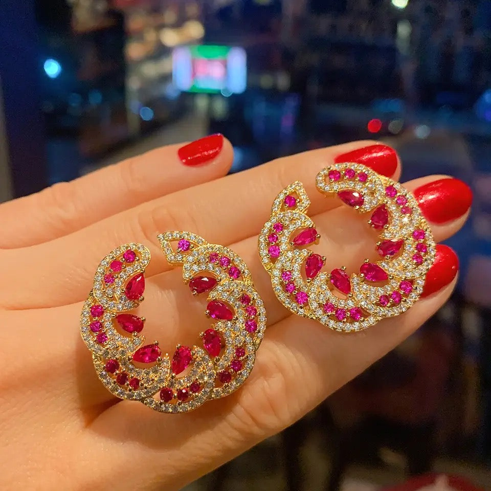 Korean style temperament women's earrings Korean style temperament women's earrings