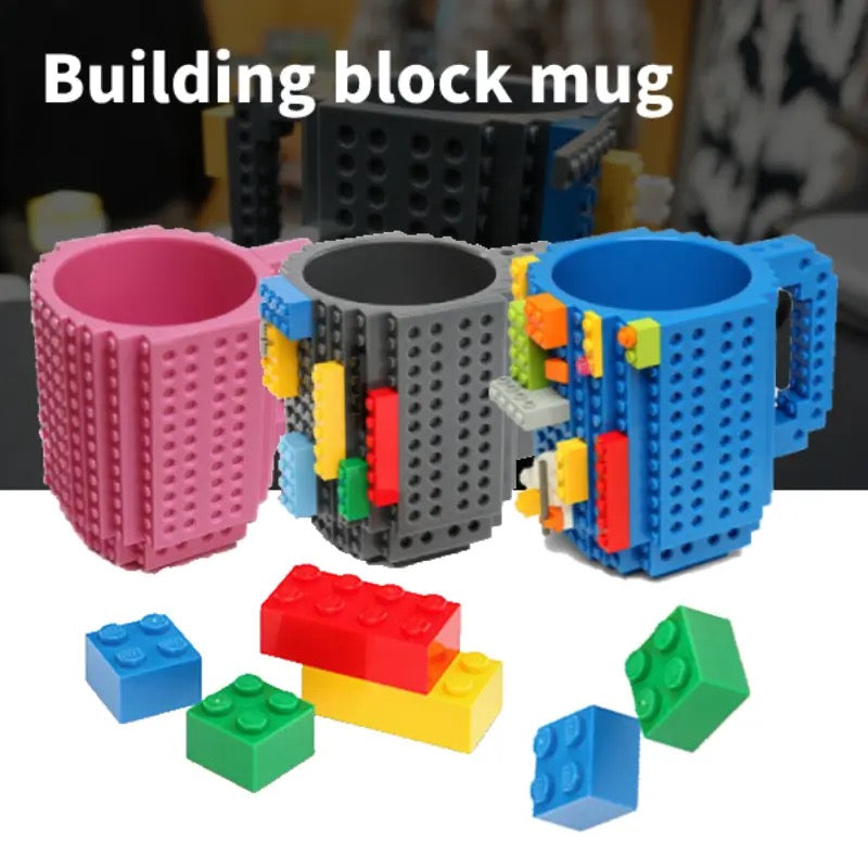 Build Brick Mug Blocks Cup Lego  350ml Creative Coffee Mug Lego