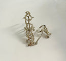 Double Punk Rock Ring Gothic Knuckle Full Finger Ring - Tuzzut.com Qatar Online Shopping