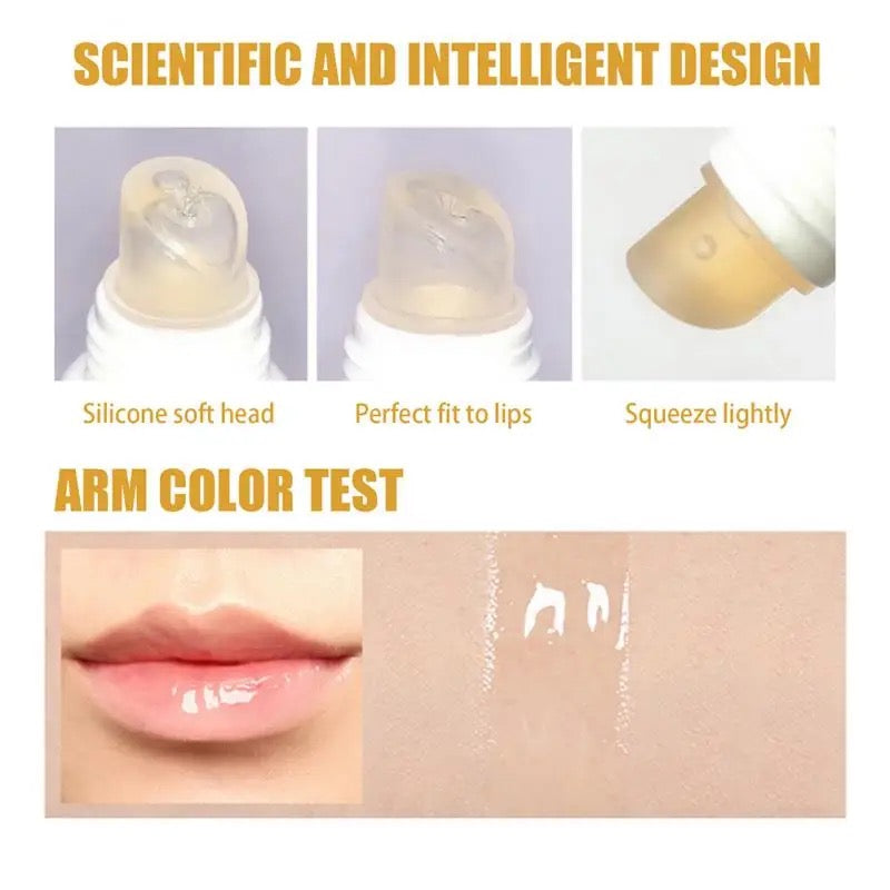 Lip Plumper Moisturizing Argan Oil Lip Plumper Gloss Lips Augmentation Collagen Activelastic Lip Eelhoe - Tuzzut.com Qatar Online Shopping
