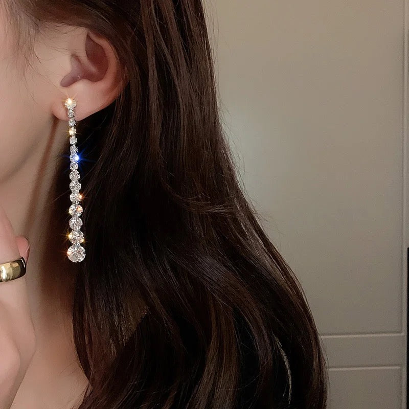 Geometric Zircon Crystal Earrings S4604939 Geometric Zircon Crystal Earrings S4604939