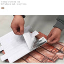 3D Stereo Wall Stickers Self-adhesive Wallpaper Brick Pattern - Tuzzut.com Qatar Online Shopping