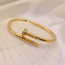 New classical fashion titanium steel bracelet, stainless steel nail style women X3573357 - Tuzzut.com Qatar Online Shopping