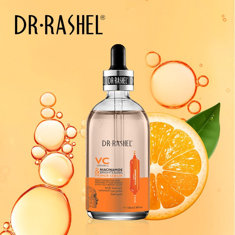 DR.RASHEL Vitamin C Brightening Primer Serum 100ml DRL-1488 - Tuzzut.com Qatar Online Shopping