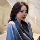 Round Broken Shell Earrings Simple Quality of advanced Earrings For Women - Tuzzut.com Qatar Online Shopping