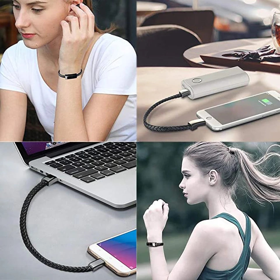 Bracelet USB Charging Micro Cable Data Charging Cord Bracelet USB Charging Micro Cable Data Charging Cord