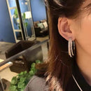 Women Jewelry Multilayer Round Hoop Earrings Shining Gold Color Rhinestone Earrings - S3701770 - Tuzzut.com Qatar Online Shopping