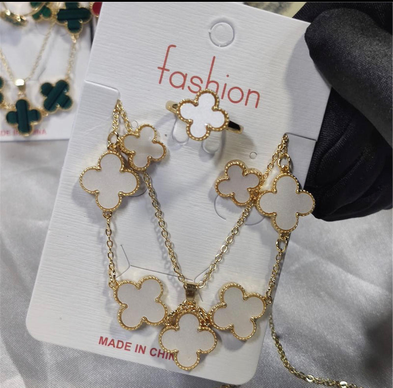 Jewelry Set Women's Necklace Earrings Bracelet - X362256492
