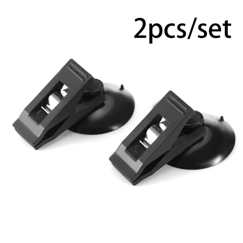 2 Pieces Suction Clips Window Shade Clamp Convenient Windshield Curtain Accessories
