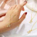 English Alphabet Letters Jewelry Women's Necklace - S4459422 - Tuzzut.com Qatar Online Shopping