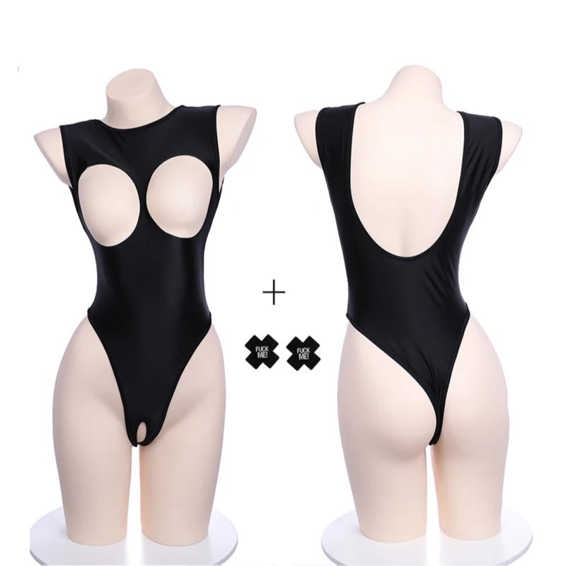 Cosplay Sexy Naughty Erotic Extreme Leaky Breasts Cute See-Through Lingerie Leotard School Plus Chest Stickers for Women. - X1748870 82