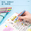 Deli Highlighter 6Pcs/Bag 6 Colors Cute Pen Mark Pen - Tuzzut.com Qatar Online Shopping