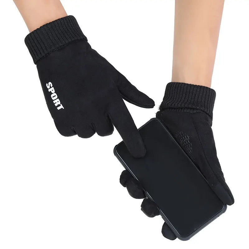 Winter Warm Snow Ski Gloves Snowboard Motorcycle Riding Winter Gym Gloves TouchScreen Gloves for Men and Women Cycling Gloves -S4284103 17 (HRK4001)