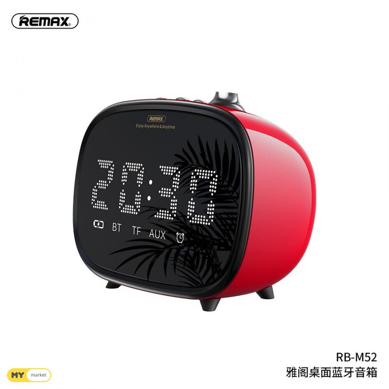 Remax RB-M52 Alarm Wireless Bluetooth Speaker - Tuzzut.com Qatar Online Shopping