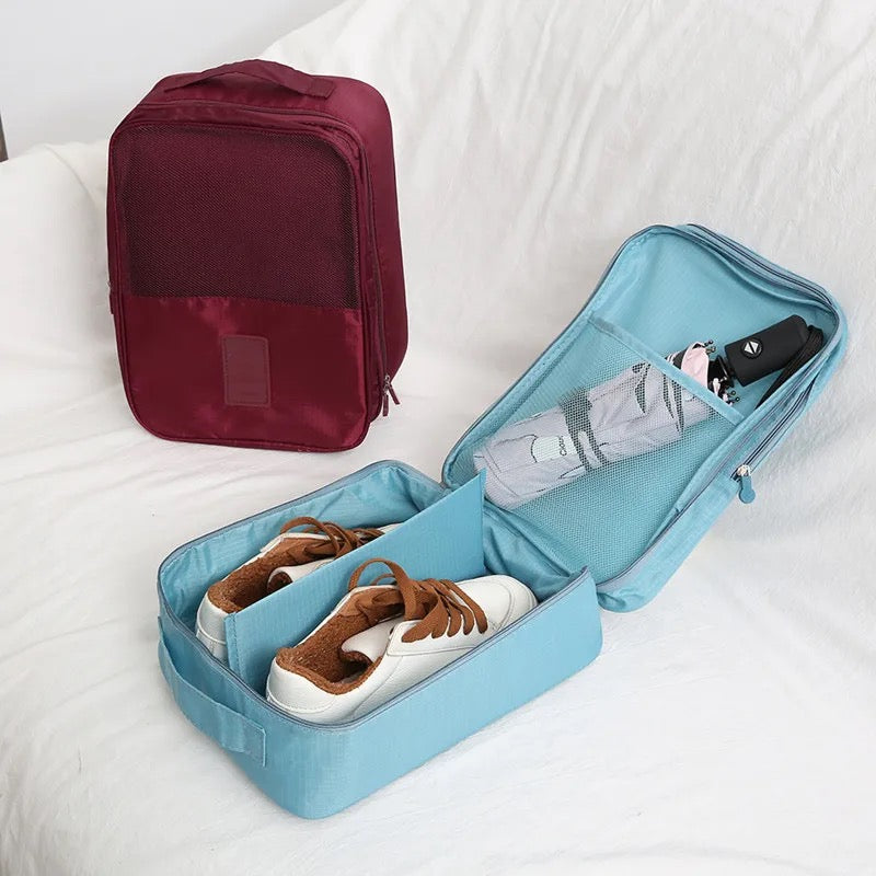 Travel Waterproof Dustproof Shoes Bag Clothing slippers High heel short boots sock Storage - Tuzzut.com Qatar Online Shopping