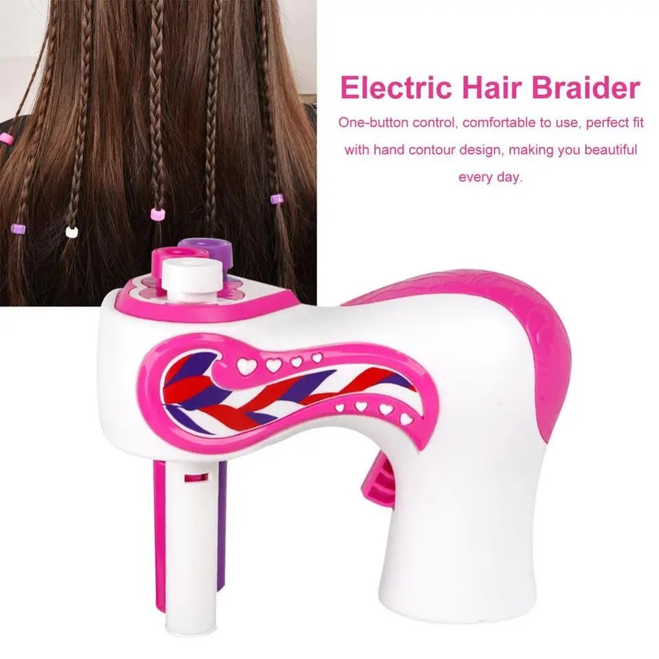Automatic Hair Braider Electric DIY Hair Weave Machine Twist Knitting Roll Twisted Braiding Hair Styling Tools Girl Gift Automatic Hair Braider Electric DIY Hair Weave Machine Twist Knitting Roll Twisted Braiding Hair Styling Tools Girl Gift