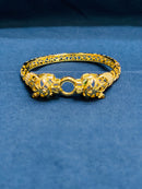 Zlxgirl High-end hollow design leopard head bracelet for women and men gift Perfct paved cubic zircon copper bracelet - Tuzzut.com Qatar Online Shopping