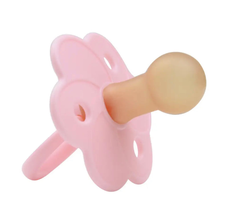 Baby Pacifier Round Flat Head For Day And Night Silicone Soother Newborn Nipple Nursing Pacifiers - Tuzzut.com Qatar Online Shopping