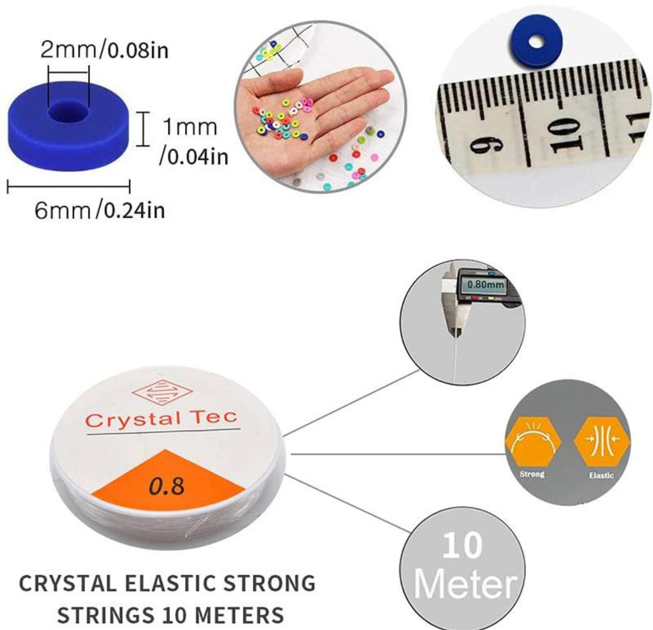 Bracelet Making Small Bead DIY Jewelry Make Accessories Kit Bracelet Making Small Bead DIY Jewelry Make Accessories Kit