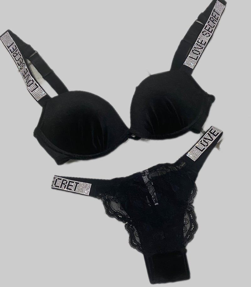 Sexy Bras for Women Seamless Bra Push Up Bralette Underwear Wireless Female Lingerie Fashion Letter Rhinestone Pattern Bras Size S - S4269479 15