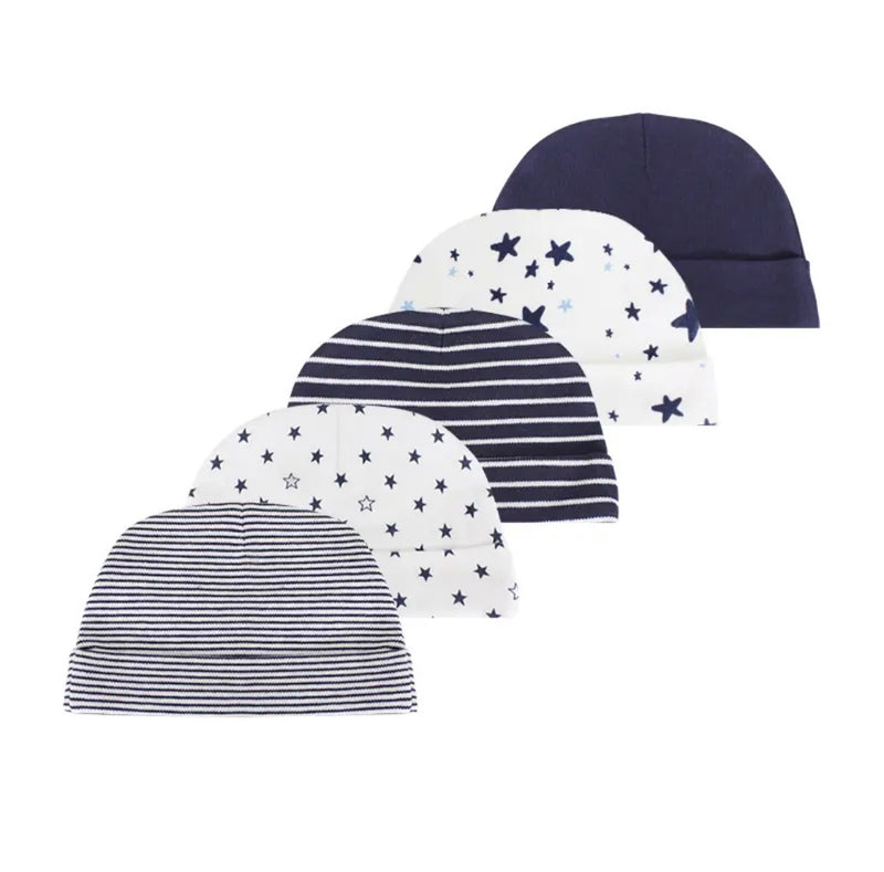 Kiddiezoom Baby Hat Gloves Bibs Newborn Clothes Accessories Toddler Girl Cotton Cap Mitten Sets Infant Boy Photography Props (TZ000030) (HRK4001) - Tuzzut.com Qatar Online Shopping