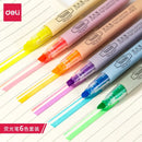 Deli Highlighter 6Pcs/Bag 6 Colors Cute Pen Mark Pen - Tuzzut.com Qatar Online Shopping