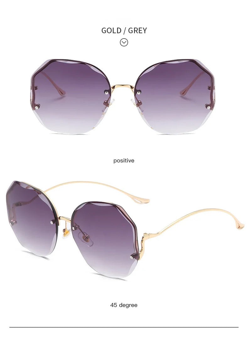 Oval Glasses Women's Oversized Sunglasses Men's  - X386239717 - Tuzzut.com Qatar Online Shopping