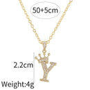 English Alphabet Letters Jewelry Women's Necklace - S4459422 - Tuzzut.com Qatar Online Shopping
