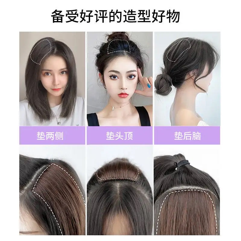 Synthetic Invisable Seamless Hair Pads Clip In One Piece 2Clips - Tuzzut.com Qatar Online Shopping