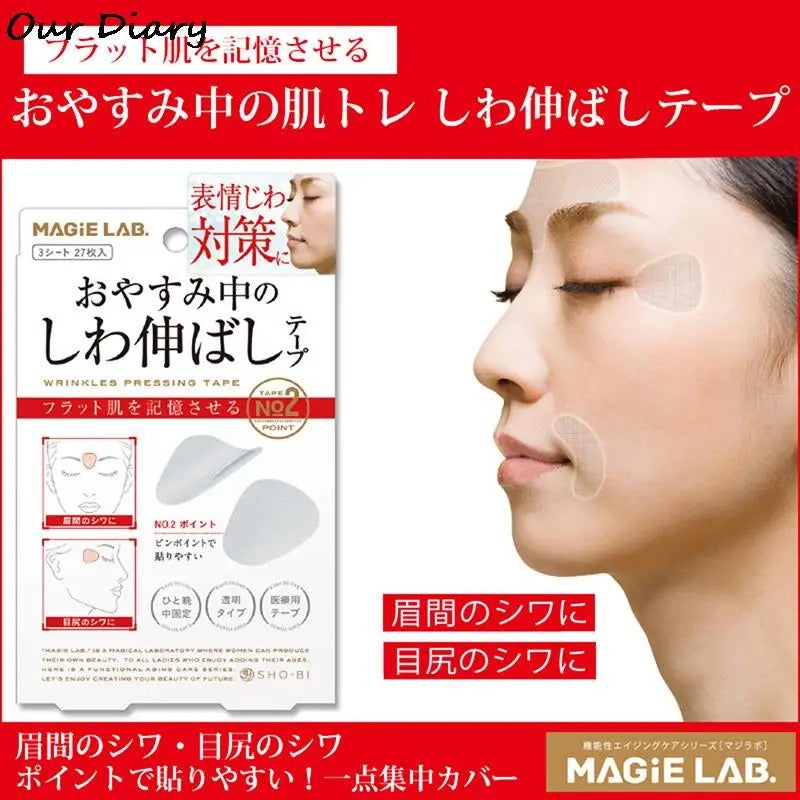 27pcs Facial Line Smile Lines Forehead Anti-Wrinkle Patches Anti-aging Sticker Wrinkle Sagging Skin Lift Up Frown - Tuzzut.com Qatar Online Shopping