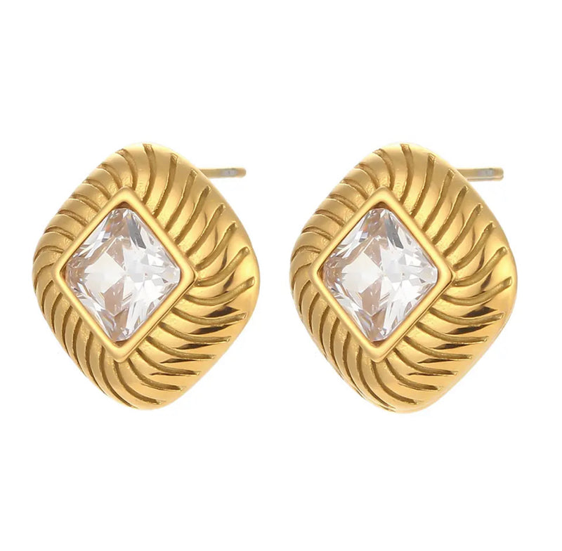 Earrings Women's Luxury Gold Earrings Personality Design Sense Simple Earrings - Tuzzut.com Qatar Online Shopping