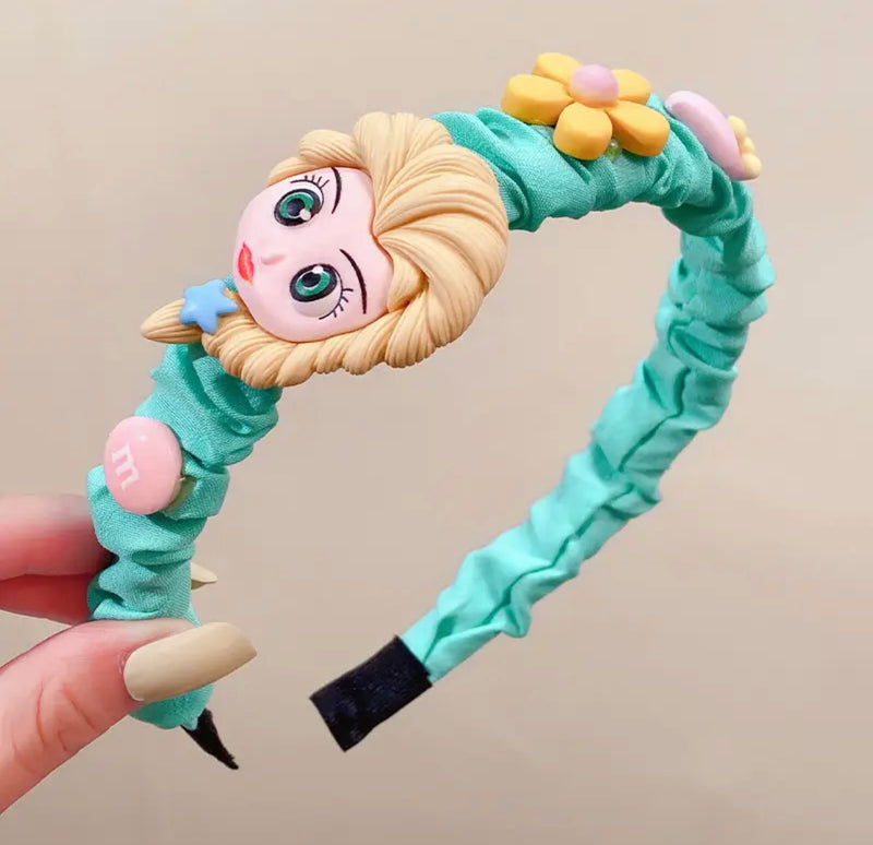 Disney New Princess Elsa Headband Fashion Cartoon Anime Headband