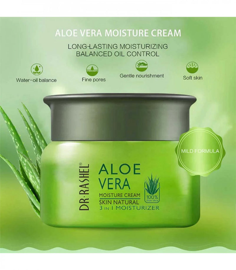 Dr. Rashel - Aloe Vera Moisture Cream 50G DRL-1534 - TUZZUT Qatar Online Store