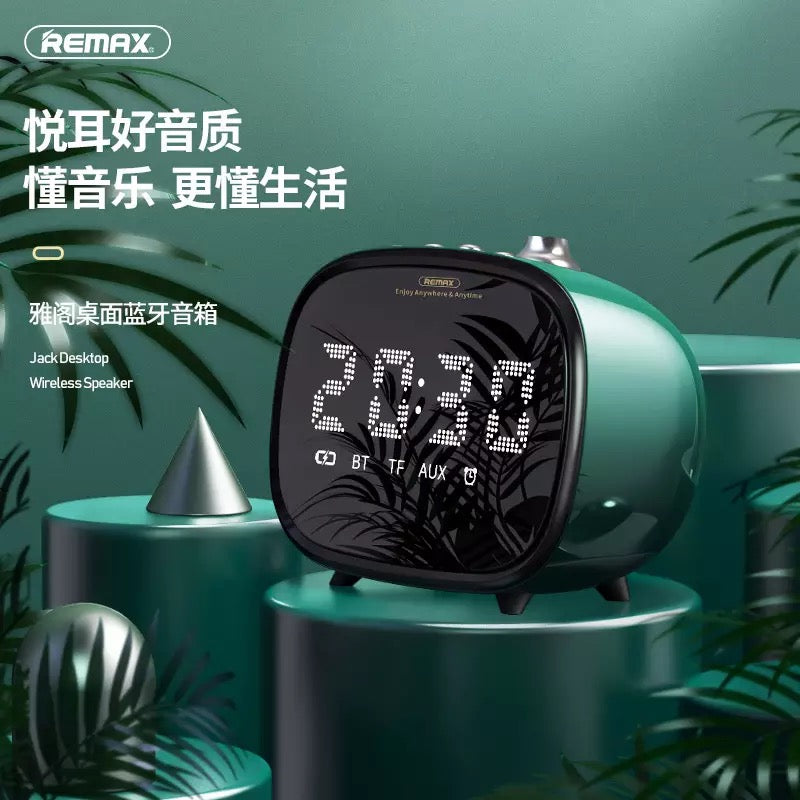 Remax RB-M52 Alarm Wireless Bluetooth Speaker - Tuzzut.com Qatar Online Shopping