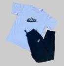 Summer Fashion Men's Set Tracksuit Sportswear Track Suits Male Sweatsuit Short Sleeves T shirt 2 piece set Size M (S4675709 59) - Tuzzut.com Qatar Online Shopping