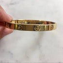 Design Gold Color Zircon And Minus Nut Nail Bracelet & Bangle For Woman Stainless Steel Screw Brand Jewelry - Tuzzut.com Qatar Online Shopping