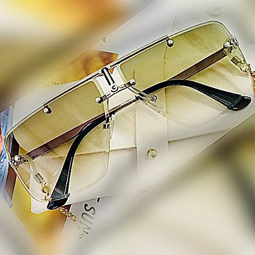 Square Rimless Sunglasses Men Summer New Fashion Sun Glasses Classic Luxury Brand Shades for Women Zonnebril Eyewear - S4456992 23 - HRK4007 - Tuzzut.com Qatar Online Shopping