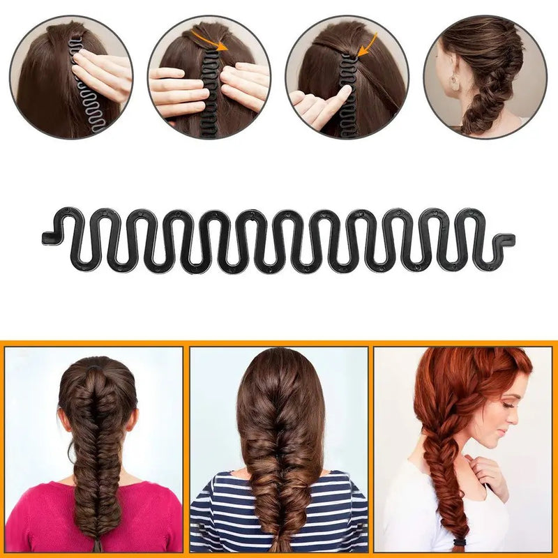 Hair Women Girls Braid Twist Styling Tool - Tuzzut.com Qatar Online Shopping