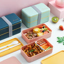 Double Layer Lunch Box - S4658896 - Tuzzut.com Qatar Online Shopping