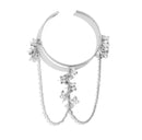 Charm Upper Arm Bracelet Metal Leaves Tassel Pendants Arm Cuff Bangle Bracelets For Women Fashion Jewelry - Tuzzut.com Qatar Online Shopping