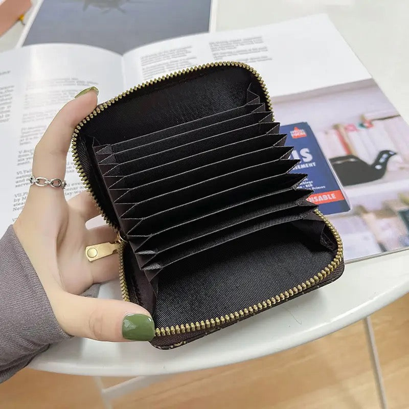 Printed Short Women's Wallet Multi Card Pocket Portable Card Bag Ladies Purse - Tuzzut.com Qatar Online Shopping