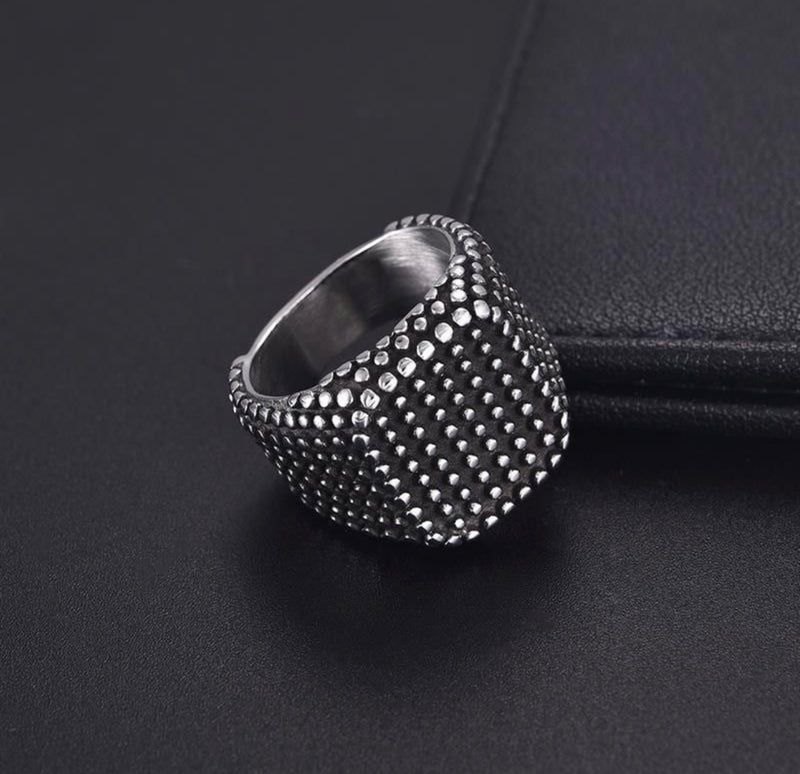 Stainless Steel Ring Men Vintage HipHop Ring Jewelry-S2659846 - Tuzzut.com Qatar Online Shopping