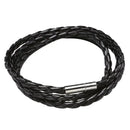 Bangle Women Vintage Gift Braided Bracelet Men Multilayer Leather Cuff Wristband Gift - Tuzzut.com Qatar Online Shopping