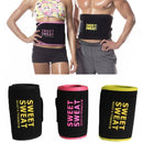 Slimming Waist Trainer Sweet Sweat Waist Trimmer Fitness Belt Adjustable - Tuzzut.com Qatar Online Shopping